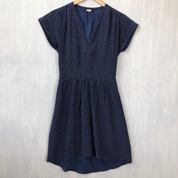 Madewell Dresses & Skirts - Madewell Silk Fable dress in leaf shade 2 blue